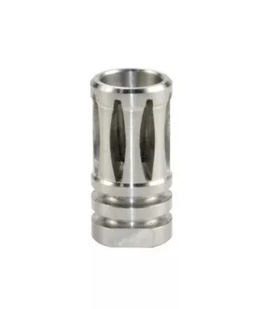 1/2×28 Muzzle Brake, Stainless Steel – AR-15 (MZ-21-01-SS)