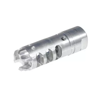 1/2×28 Steel Muzzle Brake for AR15 .223/5.56 Black