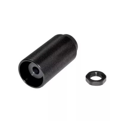 1/2×36 Muzzle Brake for 9mm – Blast Forwarding – Steel – Black