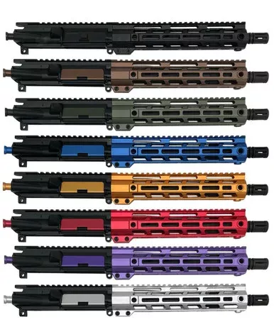 10.5″ AR-15 300 Blackout Pistol Upper, Black Barrel 1:8 Twist, 10″ Rail