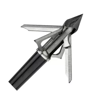100 Grain Muzzy Trocar Hybrid HBX Crossbow Broadheads, Pack of 3