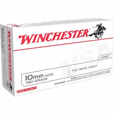 10mm Automatic 180 Grain FMJ 1080 FPS, Box of 50