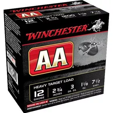 12 Gauge 2 3/4″ 1 1/8oz 1200FPS Heavy Target Loads, Case of 250