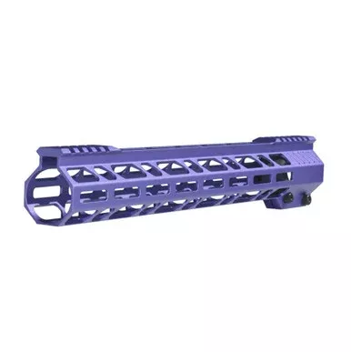 15″ M-LOK Anodized Purple Free Float Handguard for 223/5.56 Uppers