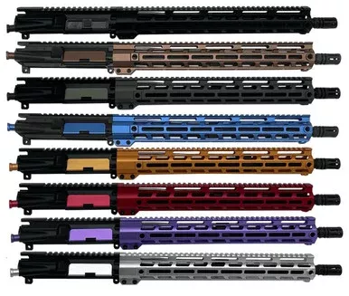 16″ AR-15 300 Blackout Rifle Upper, Black Barrel, 1:8 Twist, 15″ Rail
