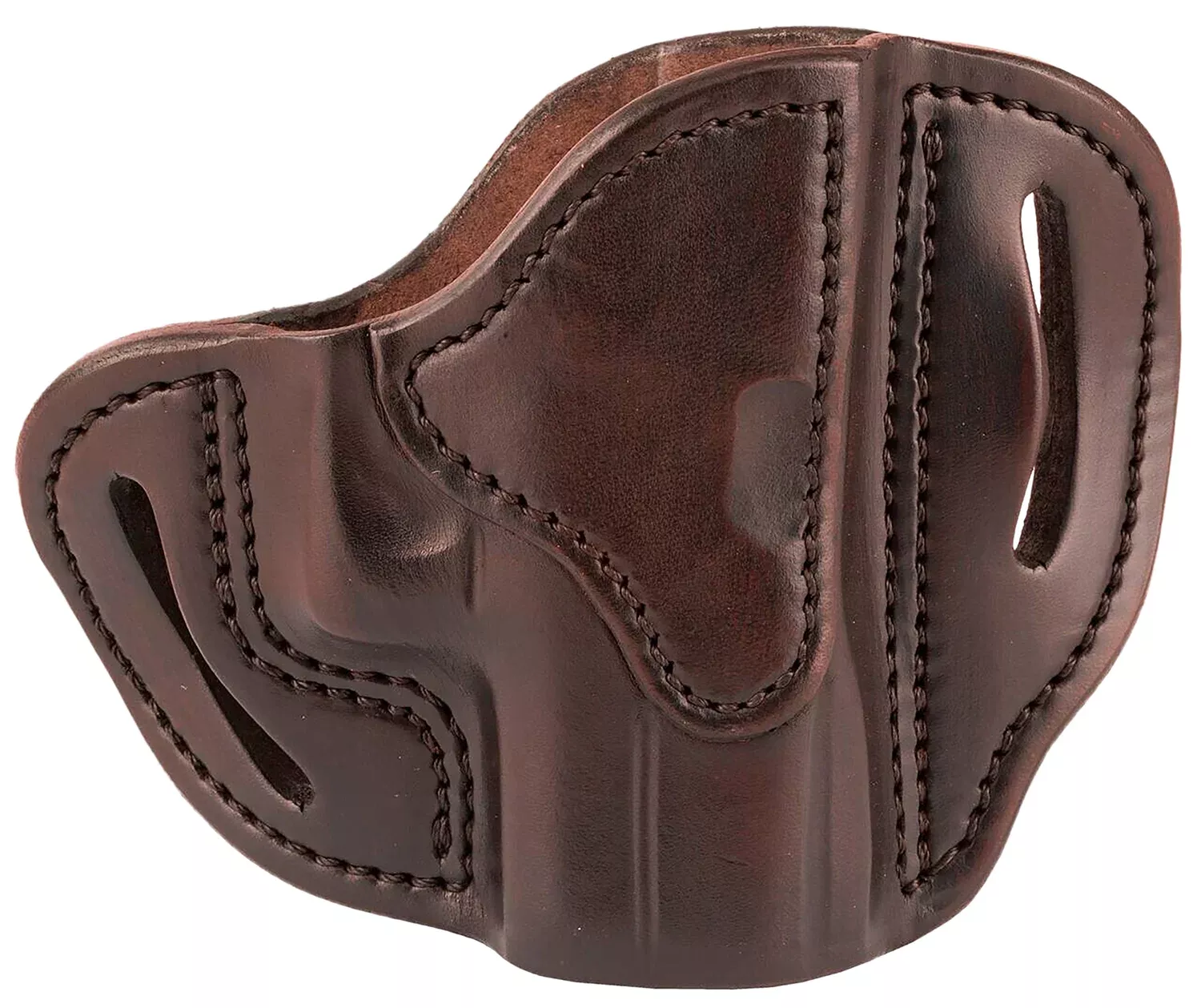 1791 BHC OWB Size C Signature Brown Steerhide Leather Belt Slide Holster Kimber Micro/Springfield Hellcat Right Hand