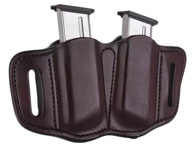 1791 Gunleather Double Mag Carrier for Single Stack Mags
