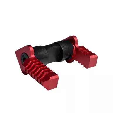 223/5.56/308 Aluminum and Steel Ambidextrous Safety Selector Switch Red