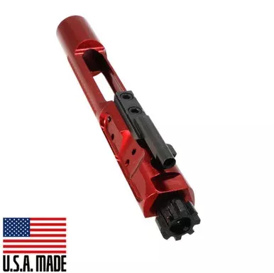 .223/5.56 Polished Aluminum Lightweight Competition Bolt Carrier Group – Red