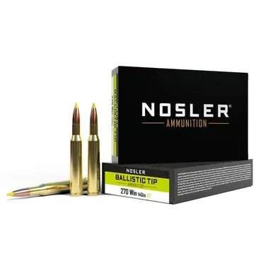 270 Winchester 140 Grain Ballistic Tip Rifle Ammunition, Box of 20