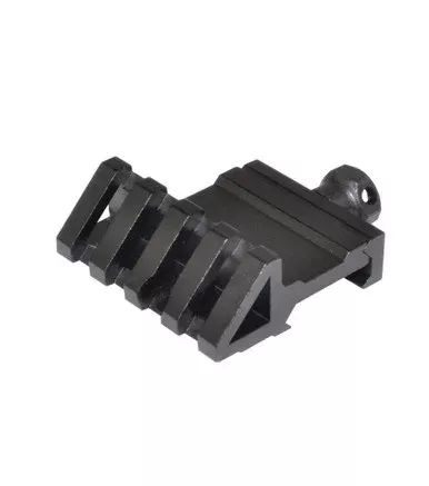 45 Degree Offset Picatinny 4 Slot Rail Mount