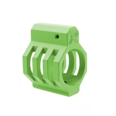 .750 Low Profile Steel Gas Block Caged with Roll Pins & Wrench – Cerakote Zombie Green