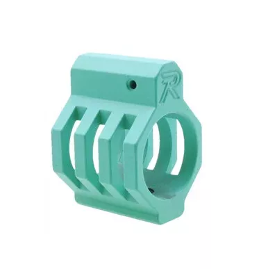 .750 Low Profile Steel Gas Block Caged with Roll Pins & Wrench MADE IN USA – Cerakote Red