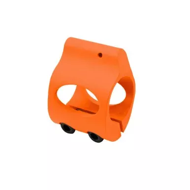 .750 Low Profile Steel Gas Block with CLAMP-ON – Cerakote Hunter Orange