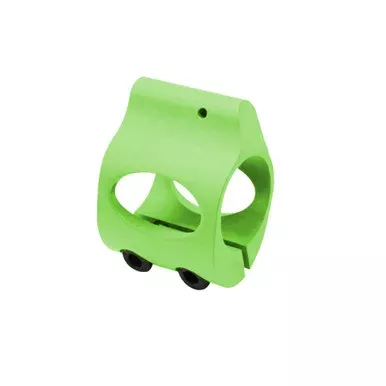 .750 Low Profile Steel Gas Block with CLAMP-ON – Cerakote Zombie Green