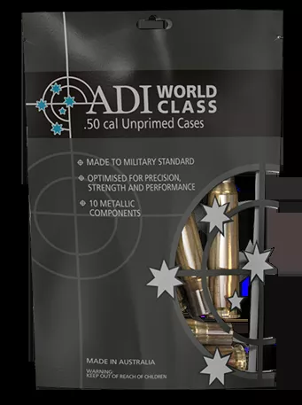 ADI Unprimed Brass – 50 BMG 10 Pack