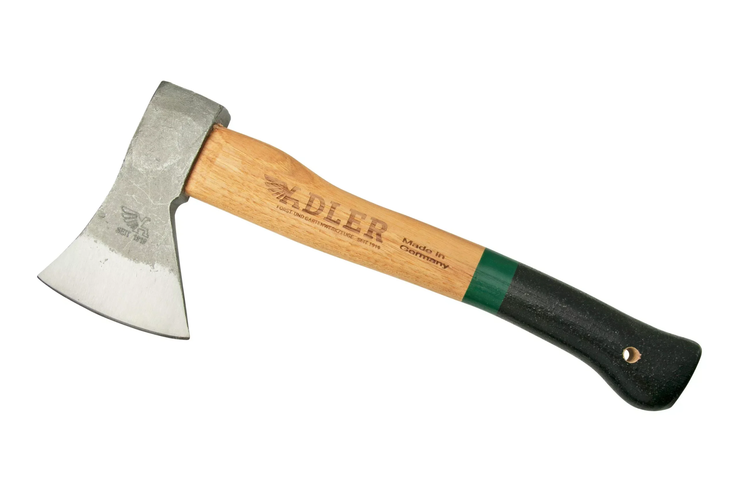 Adler Rheinland Hatchet, green-black, hand axe