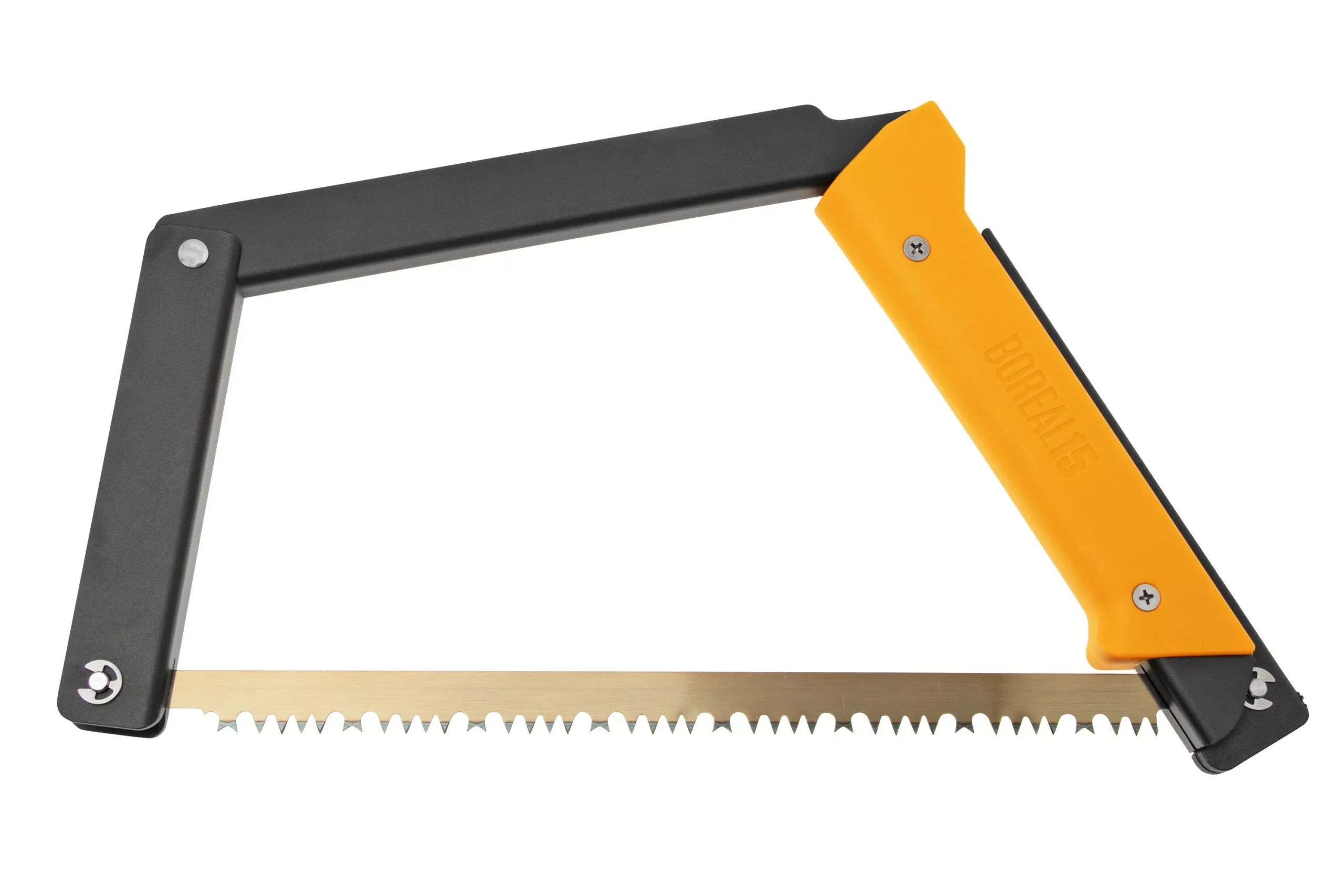 Agawa Canyon Boreal15 Kit all-purpose foldable saw, Cordura sheath and extra saw blade, yellow