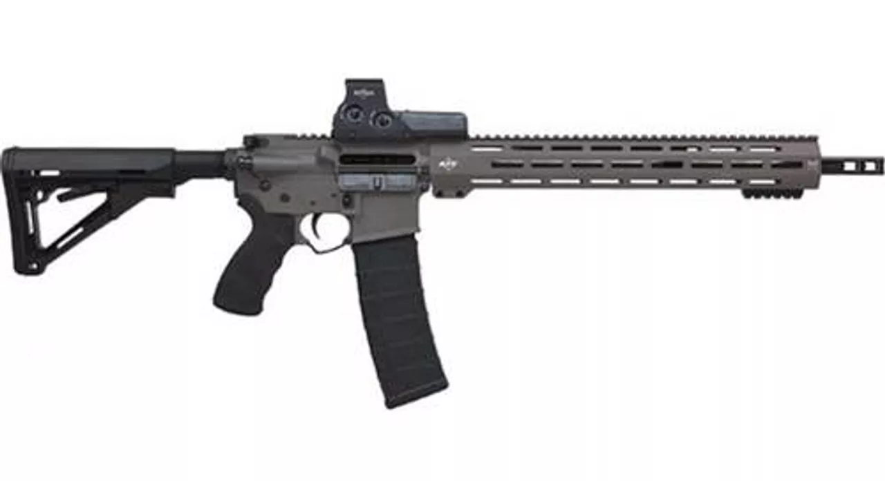 Alex Pro AR-15 Carbine 223 Wylde 16″ Barrel, 512 EoTech Tungsten Cerakote Finish, 30 Rd Mag