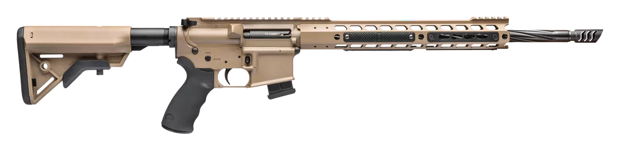 ALEXANDER ARMS LLC Tactical 17 HMR 18″, Flat Dark Earth SopMod B5 Stock, 10 rd