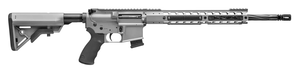 Alexander Arms Tactical AR-15 17 HMR 18″ Barrel Sniper Grey SopMod B5 Stock, 10rd Mag