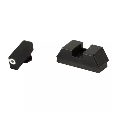Ameriglo L-Height Tritium Sight Set Glock 43X/48 MOS Green/White