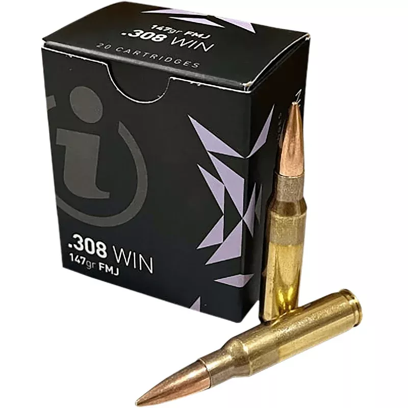 Ammo Inc IGMAN30820 Igman 308 Win 147 gr Full Metal Jacket 20 Per Box