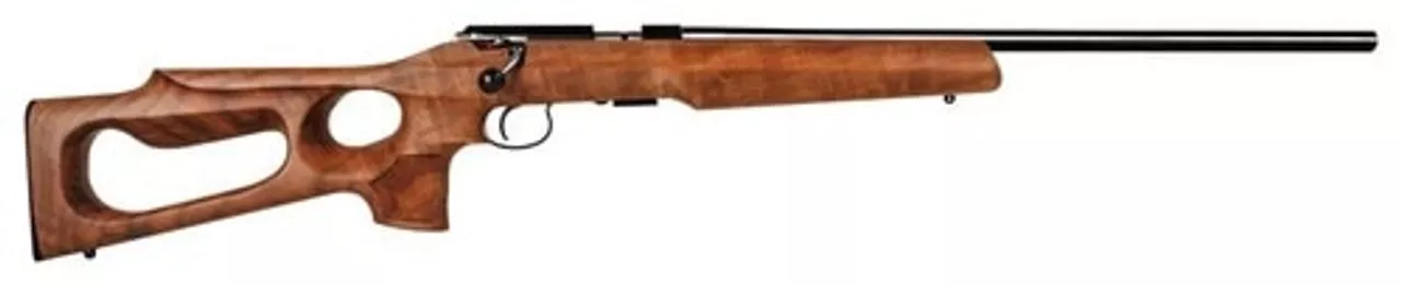 ANSCHUTZ 1416D HB .22LR 23″ BARREL, WALNUT THUMBHOLE STOCK