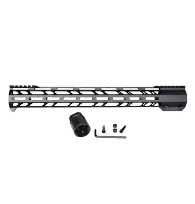 AR-10 17″ .308 DPMS LOW M-LOK Handguard with Integrated Hand Stop