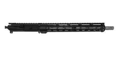 AR-15 300 Blackout Assembled Rifle Upper, 16″ Stainless Steel Barrel 1 8 Twist, Carbine gas system – Black