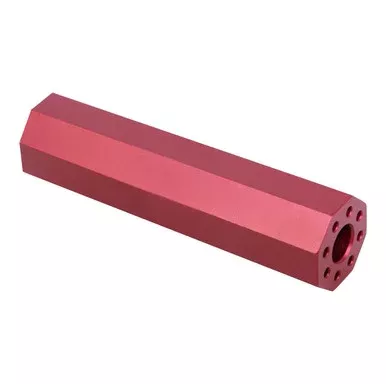 AR-15 4.5” Octagonal Fake Suppressor – Anodized Red