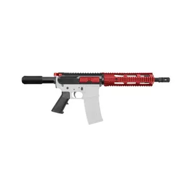 AR-15 5.56 NATO 10″ PISTOL KIT WITH 10″ HANDGUARD – CERAKOTE RED