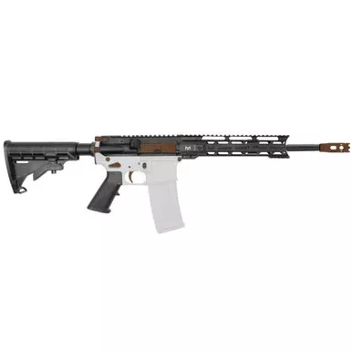 AR-15 5.56 NATO 16″ CARBINE KIT 10″ M-LOK HANDGUARD – CERAKOTE BURNT BRONZE