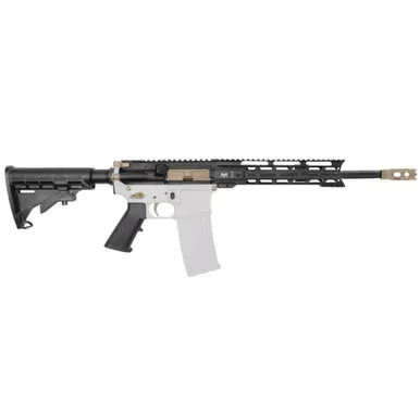 AR-15 5.56 NATO 16″ CARBINE KIT 10″ M-LOK HANDGUARD – CERAKOTE FDE