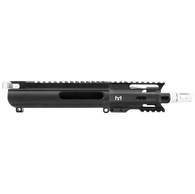 AR-15 5.56 NATO 5” SLICK SLIDE PISTOL UPPER – 4” M LOK HANDGUARD – WHITE