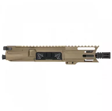 AR-15 5.56 NATO SPIDER 5” PISTOL UPPER WITH 4” HANDGUARD – FLAT DARK EARTH