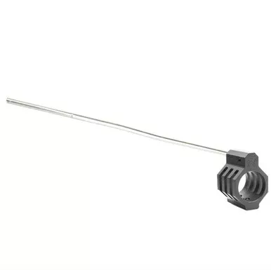AR-15/AR-10 .750 Low Profile “CAGED” Steel Gas Block – USA Made – Mid Length Stainless Gas Tube – Assembled