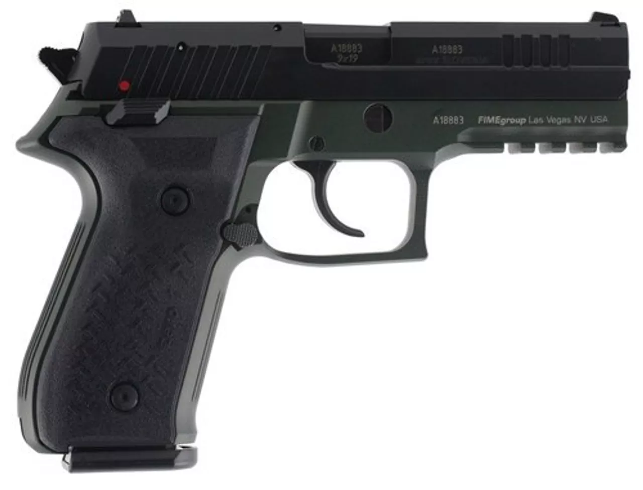 Arex Rex Zero 1 Standard Single/Double 9mm, 4.3″ Barrel, OD Green, 17rd
