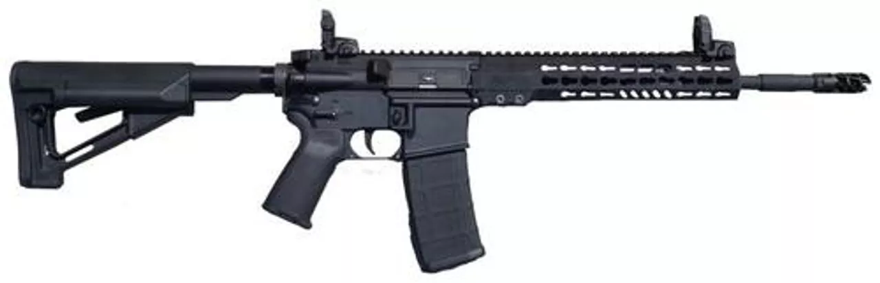 ArmaLite M-15 Tactical Rifle, .223/5.56, 16″, FS, Pinned, 30rd, Black