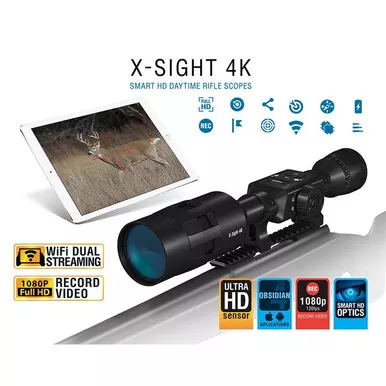 ATN X-Sight 4K Buck Hunter Rifle Scope 5-20x