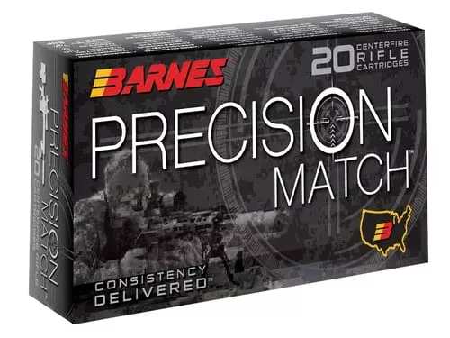 Barnes Precision Match Rifle Ammunition .308 Win 175 gr OTM BT20/box