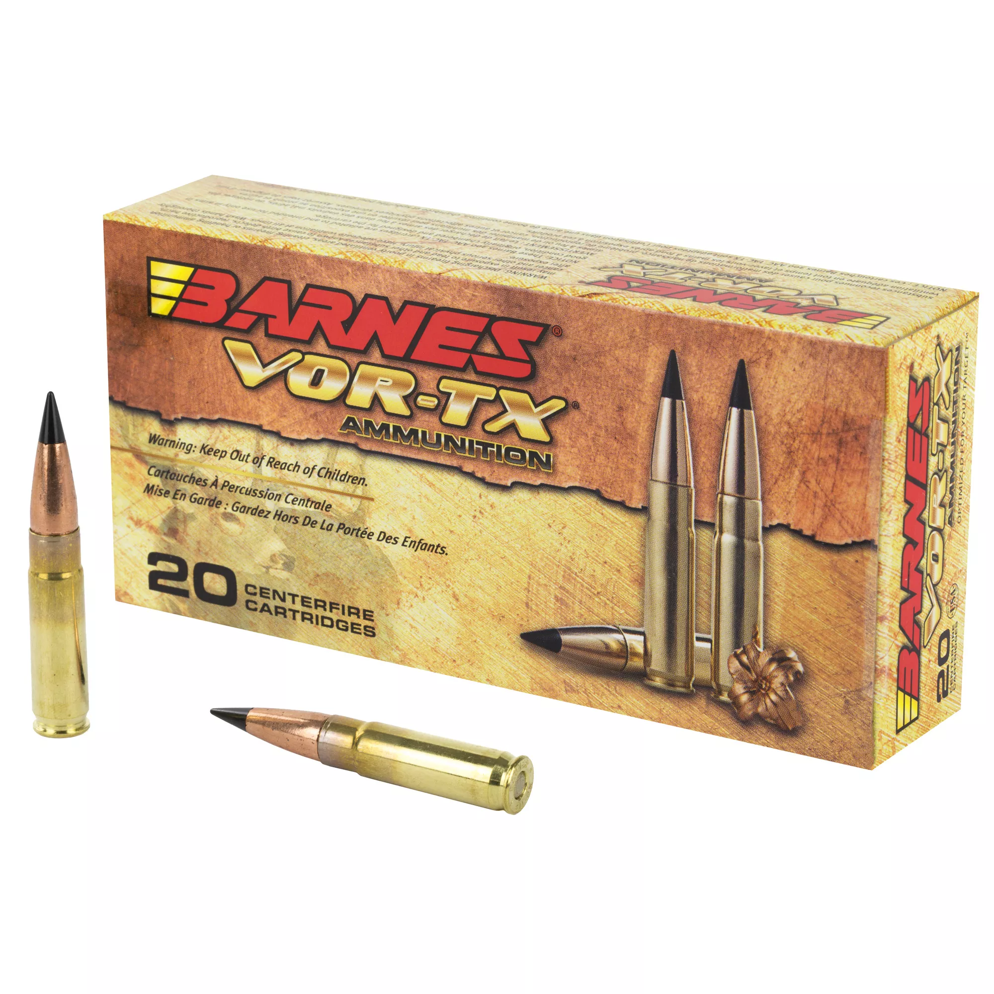 Barnes VOR-TX 300 Blackout 110 grain TAC-TX Box of 20 Rounds