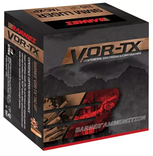 Barnes Vor-TX Handgun Ammunition 9mm Luger 115gr XPB 20/ct