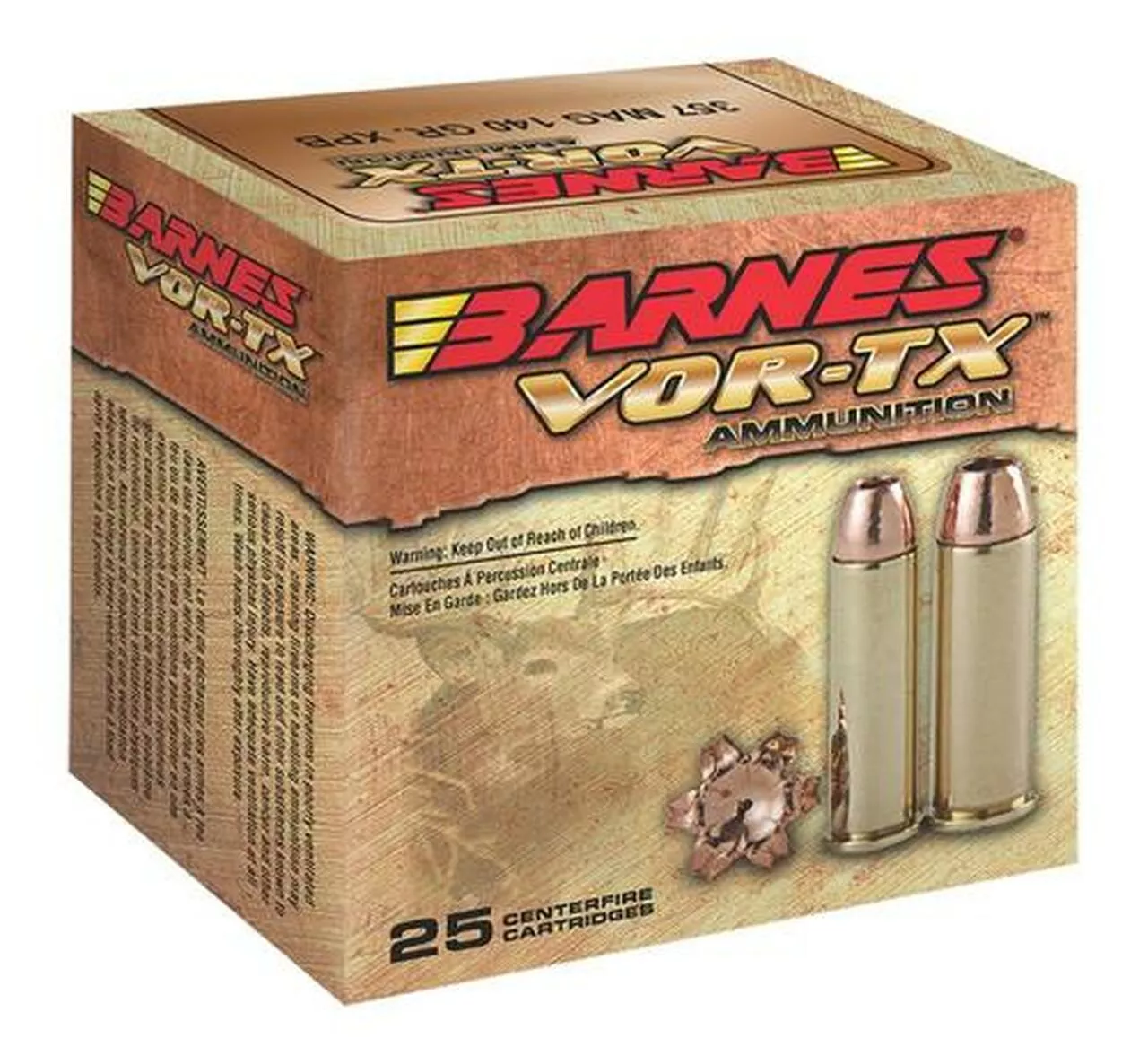 Barnes VOR-TX Handgun Hunting 45 Colt XPB 200 gr, 20rd Box