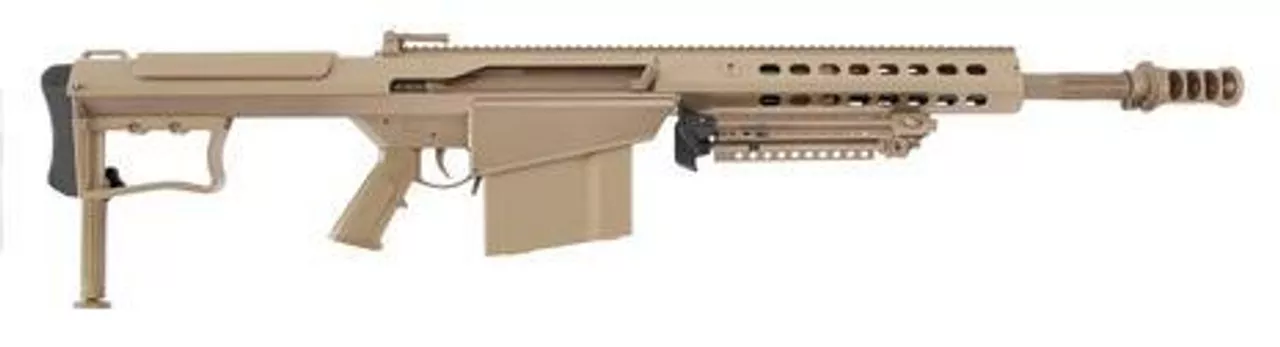 Barrett M107A1 CQ .50 BMG 20″, Supressor-Ready Muzzle Brake, Flat Dark Earth, 10 Rnd