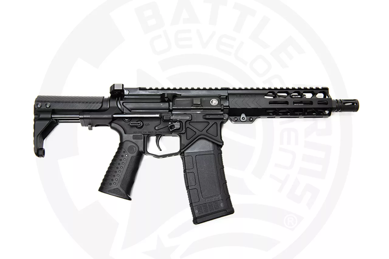 Battle Arms Development Silent Professional SBR .300 Blackout, 7.5″ Barrel, VERT Stock, Black, 30rd