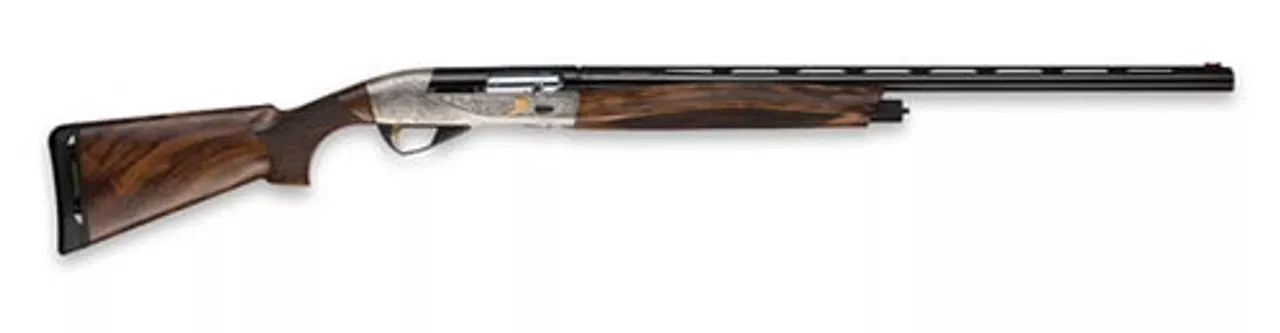 Benelli 50th Anniversary Raffaello Limited Edition 12g 28″ Engraved Nickel AAA Walnut