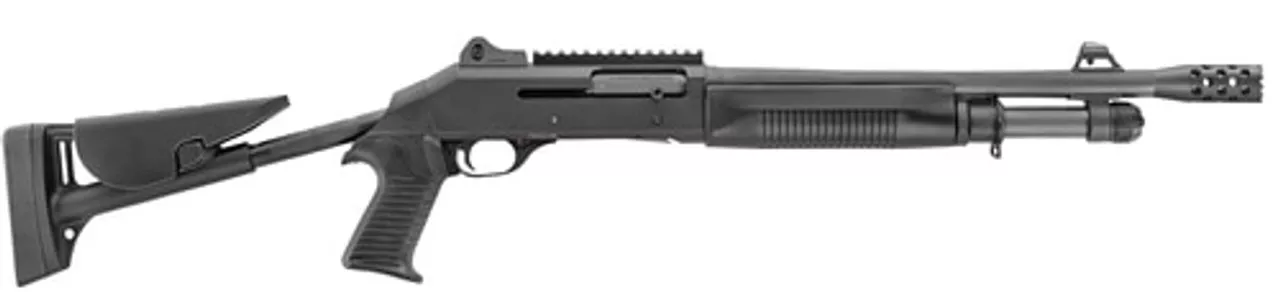 Benelli M4 Entry/CQB 14″ Breaching Barrel 3 Position Stock, Ghost Ring Sight
