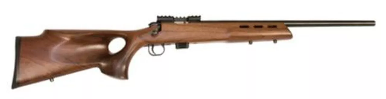 Benjamin 722 Varmint 22LR 16.1″ Barrel Blue Finish Laminate Thumbhole Stock