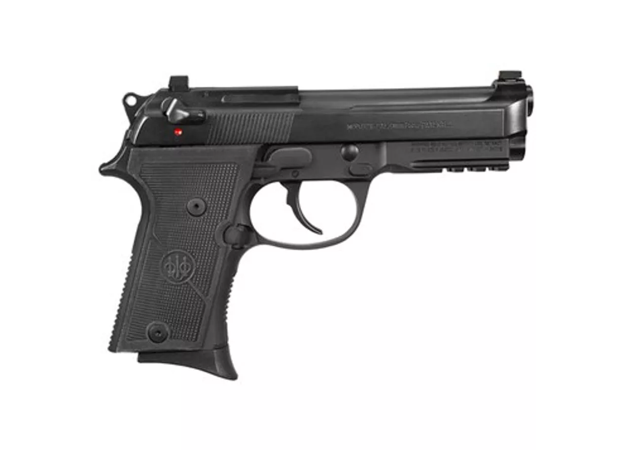 Beretta 92X Compact 9mm, 4.3″ Barrel, SA/DA, Decock-Only, Black, 13rd